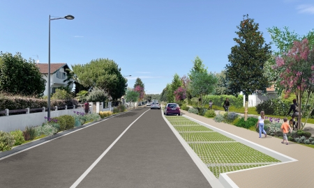 Aménagement de trottoirs - Villefranque